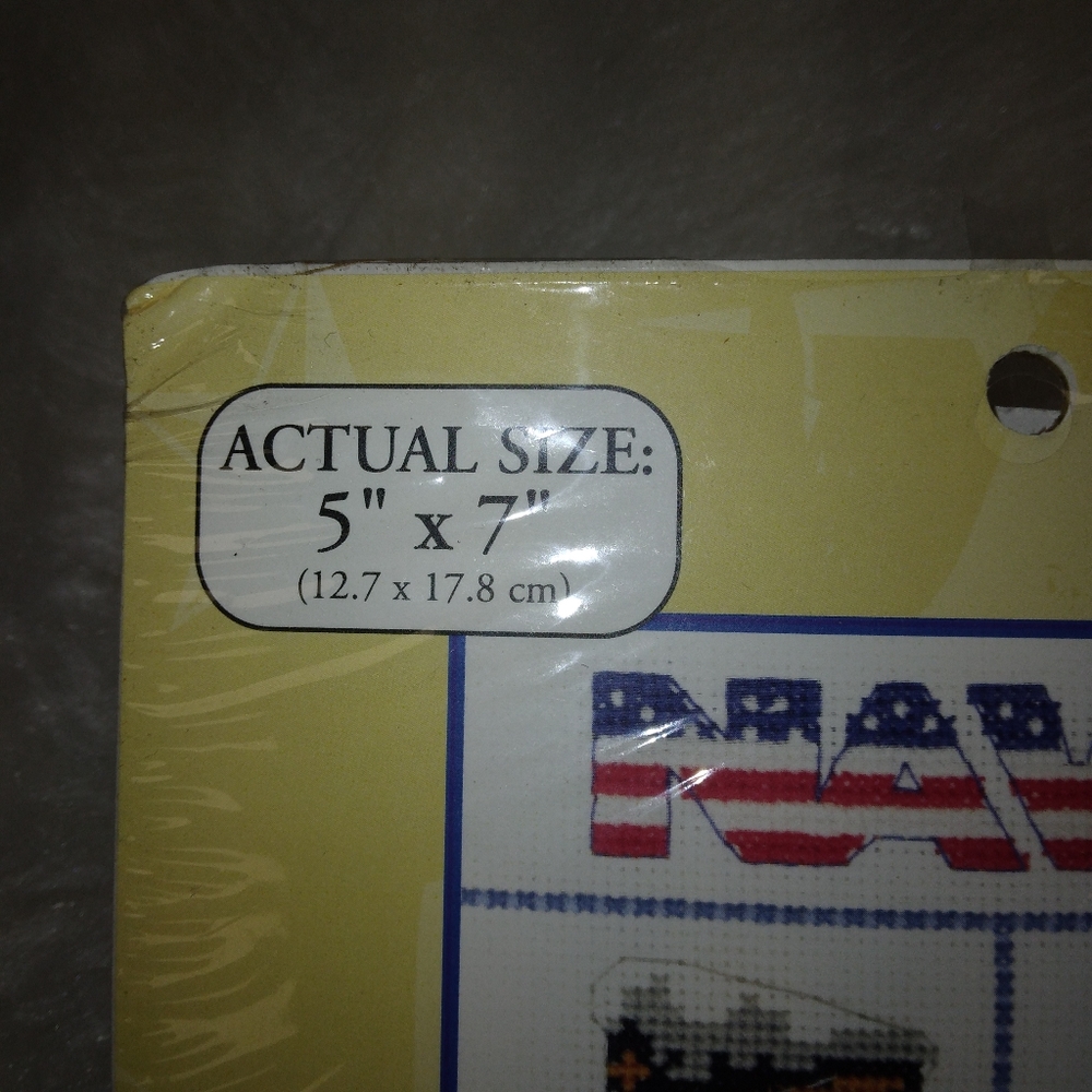 Counted Cross Stitch Kit, Navy Sampler Candamar Design - Picture 4 of 7